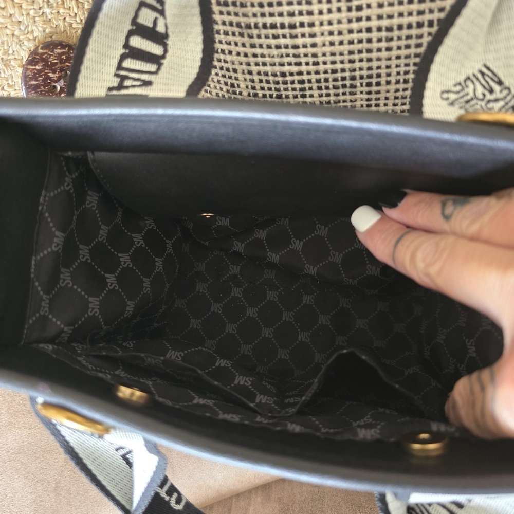 Steve Madden Blue Denim Tote Bag - Picture 4 of 5
